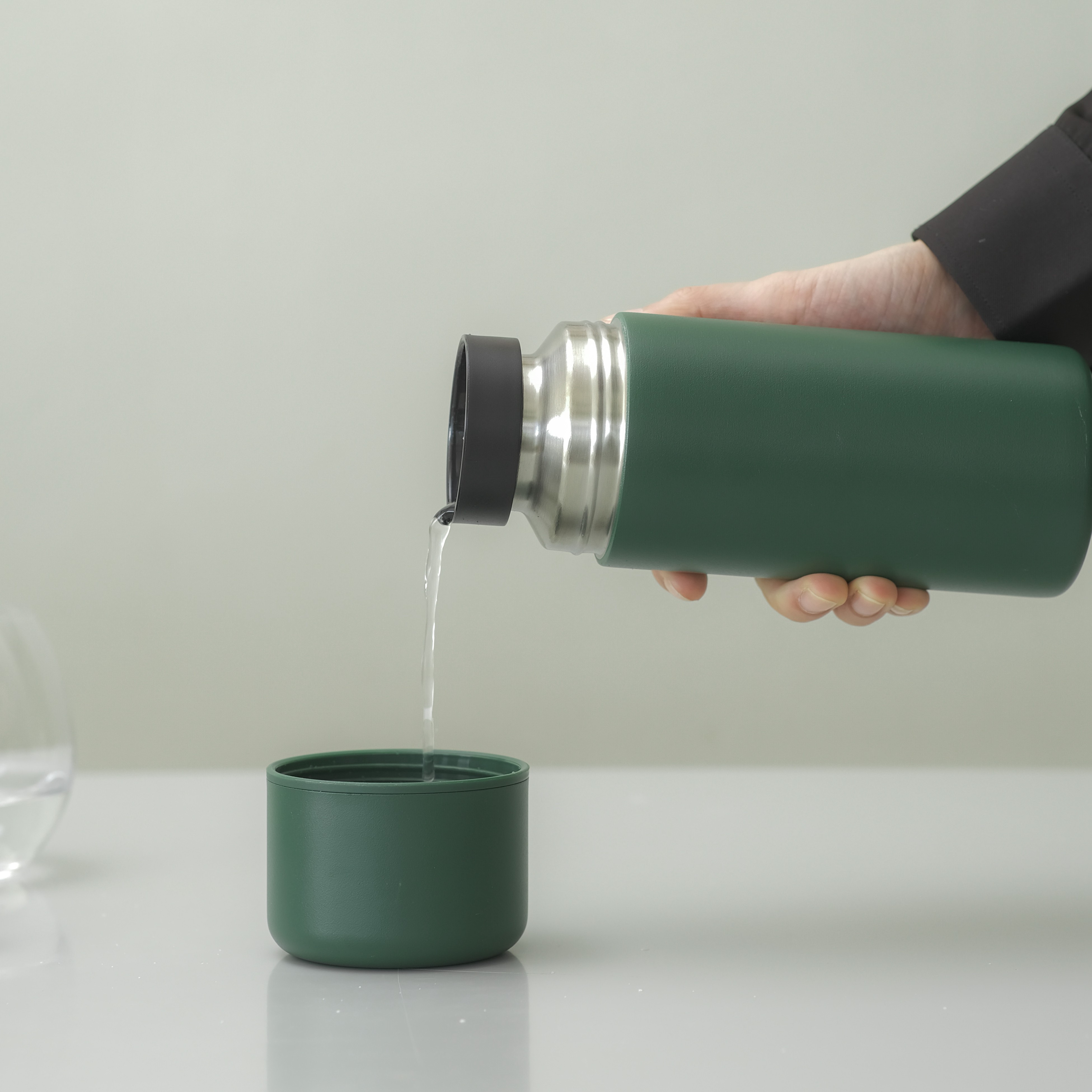 Premium 350ml Insulated Bottle with Handle | 24-Hour Hot & Cold Retention