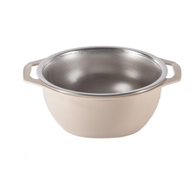 beige rice cleaning bowl 24cm