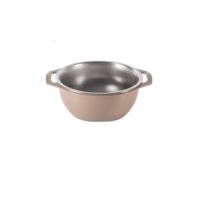 khaki rice cleaning bowl 19cm