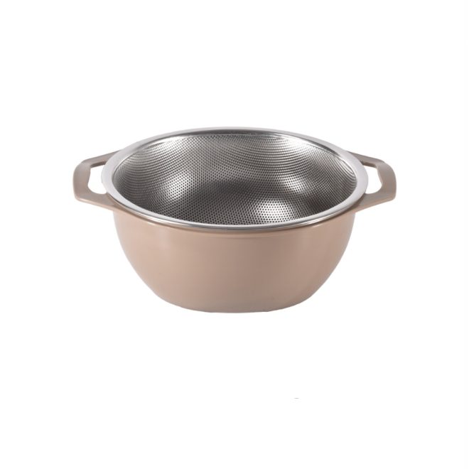 khaki rice cleaning bowl 21cm