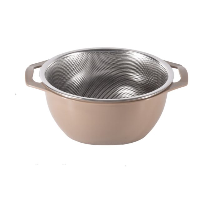 khaki rice cleaning bowl 24cm