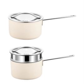 Wholesale Stainless Steel Milk Pot, High Quality Boiling Milk Pot for Stove and Microwave Oven