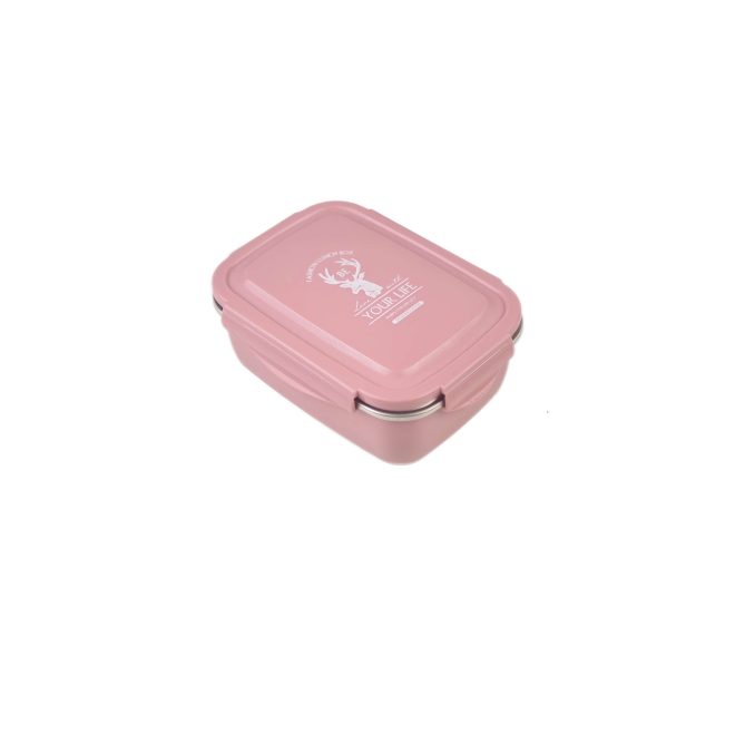 Double Compartment Stainless Steel Lunch Box 350ml（2）