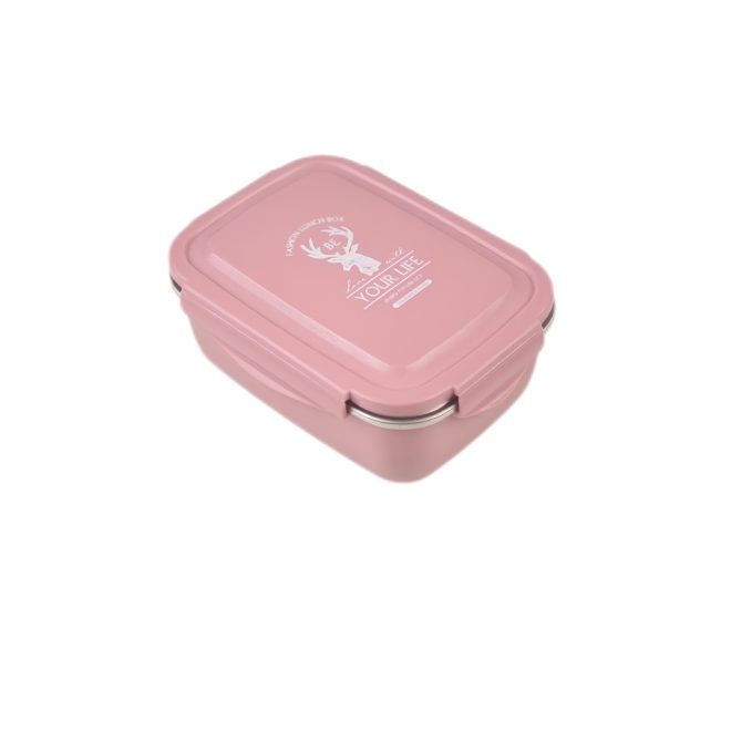 Double Compartment Stainless Steel Lunch Box 550ml (2)