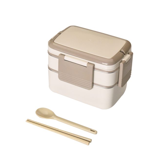 Double Layer Rectangle Lunch Box (1)