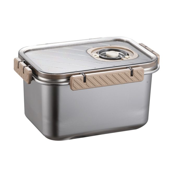 Khaki large metal food containers wholesale(6)