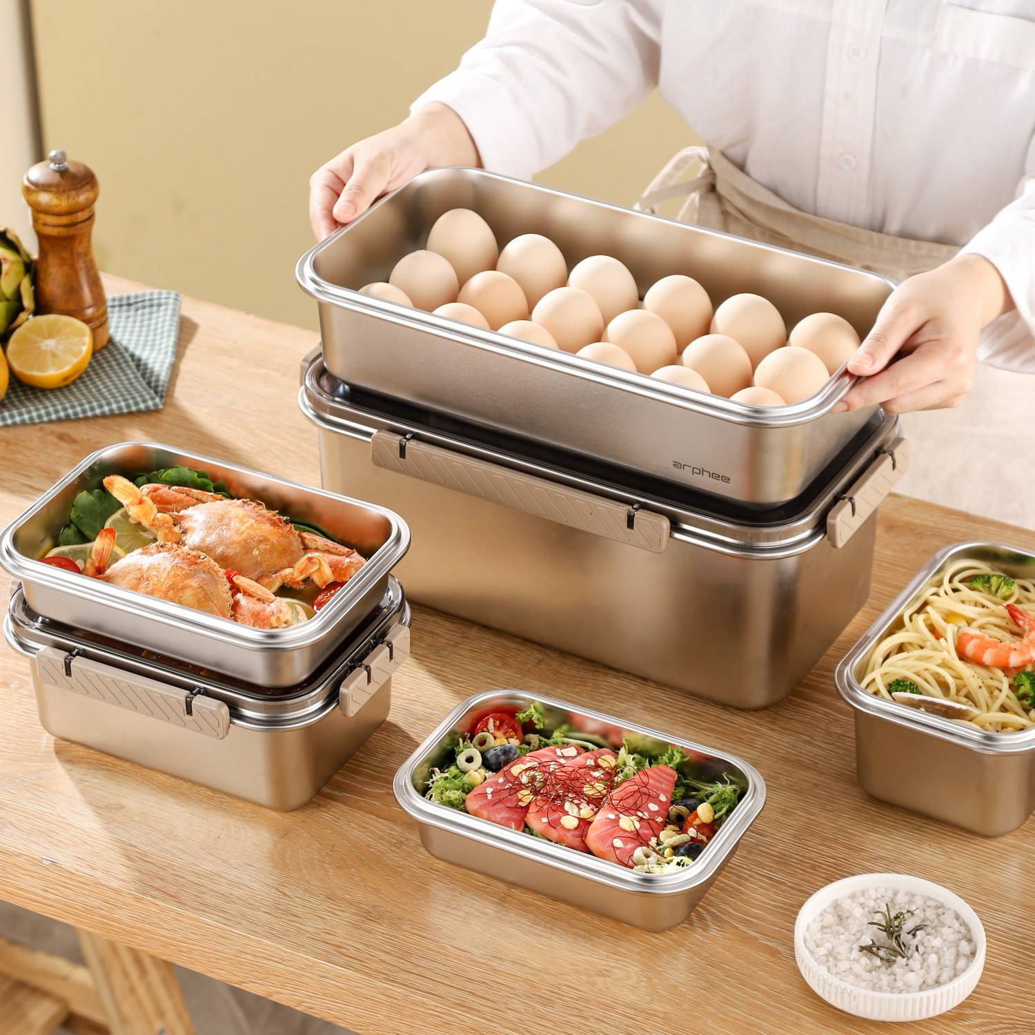 microwavable stainless steel food container (1)