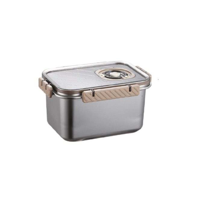 microwavable stainless steel food container 1500ml (2)