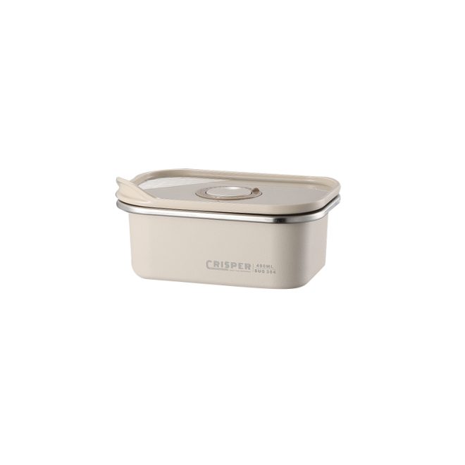 Beige food stoage container (3)