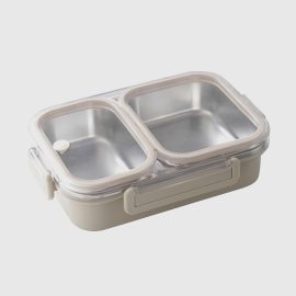 Boîte à bento personnalisée en gros avec couvercle transparent