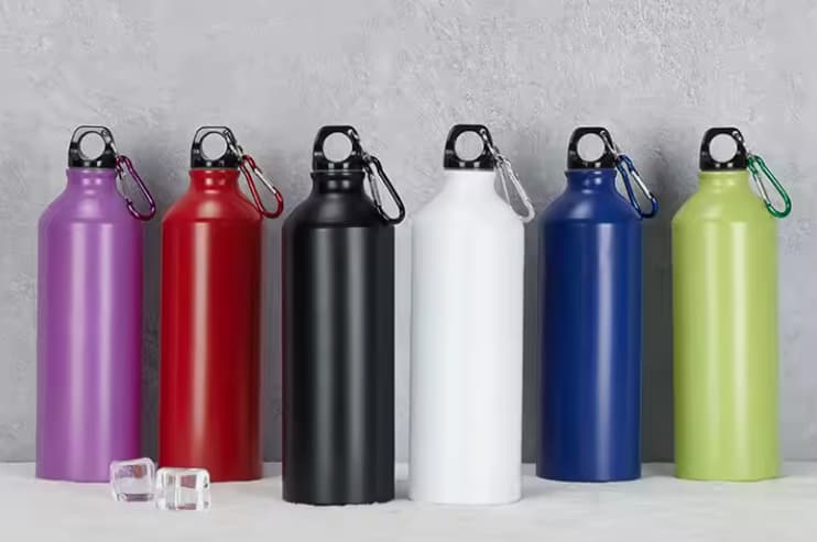 aluminum water bottle