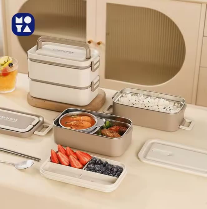 Advantages of moya stainless steel lunch box series