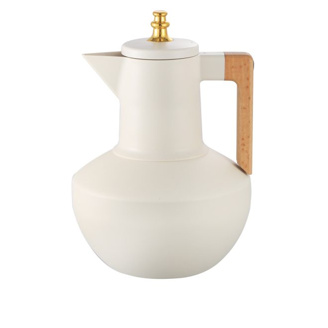 Arabic style insulated coffee pot - beige