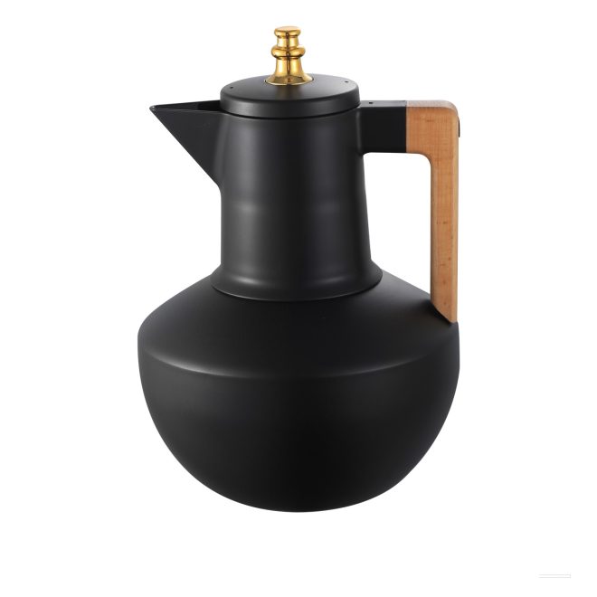 Arabic style insulated coffee pot - black