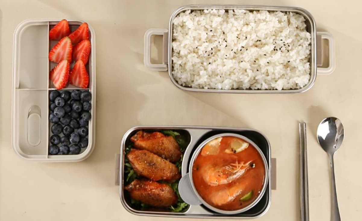 Stainless steel lunch boxes are greener