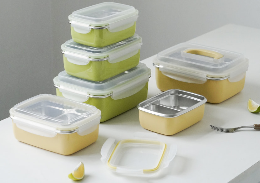 food storage containers with gaskets