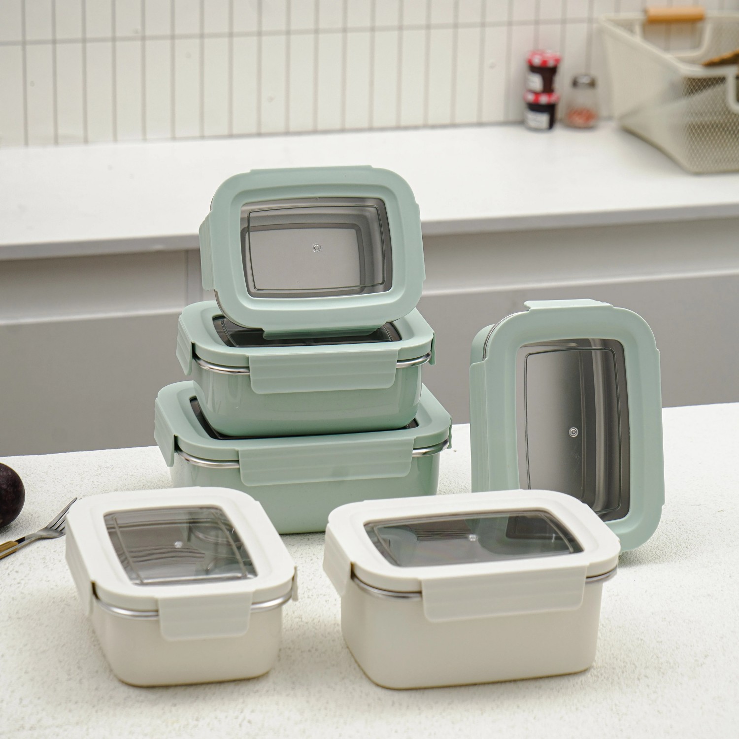 Wholesale Colorful Lunch Box Food Containers (1)