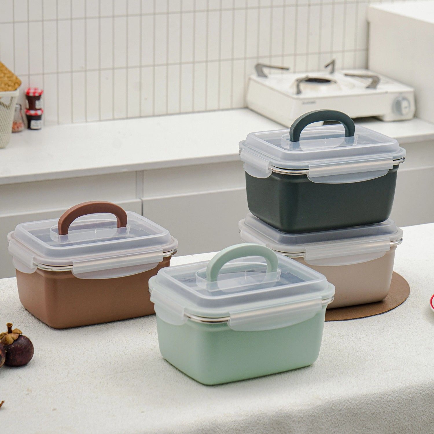 Wholesale Stackable Stainless Steel Lunch Boxes (1)