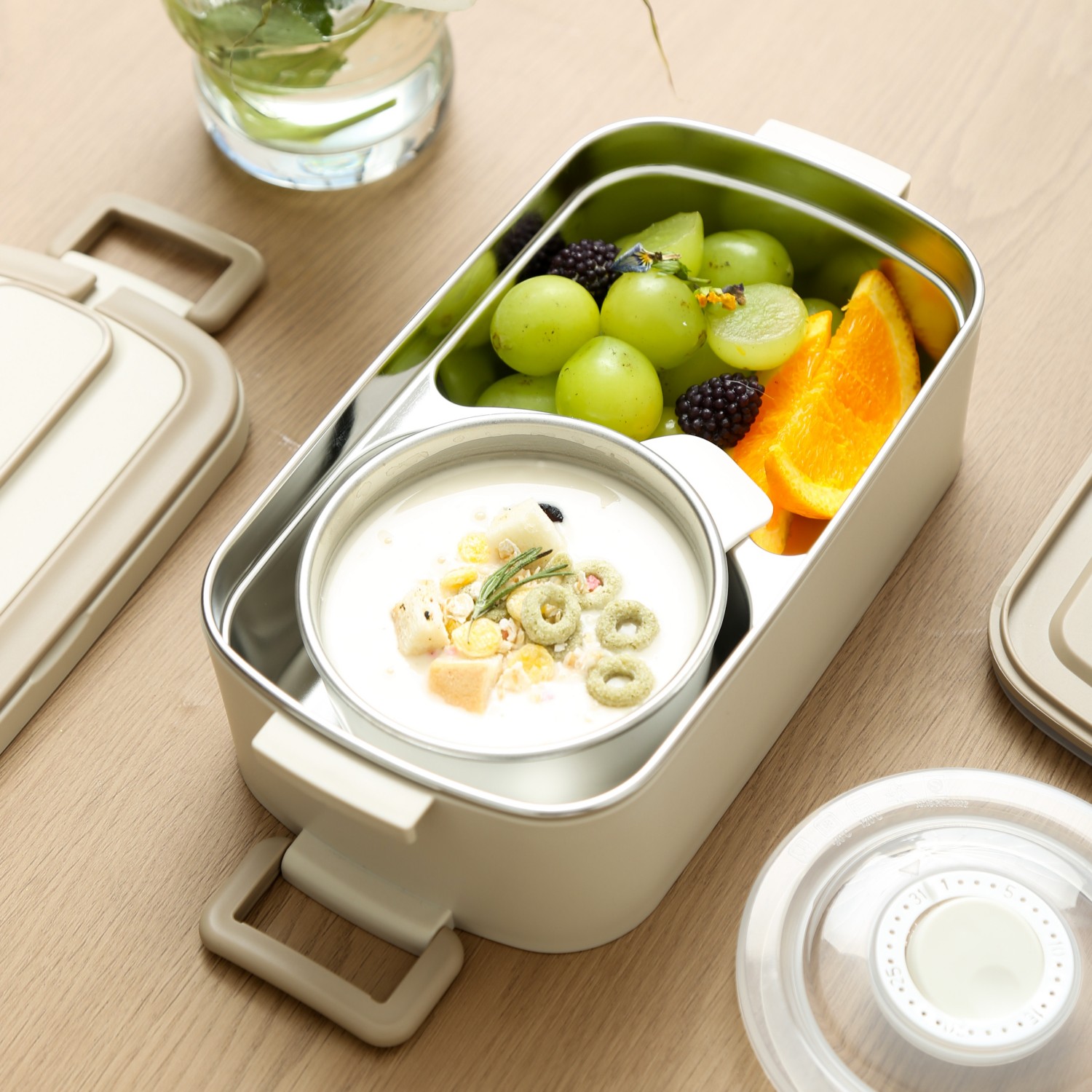 Antibacterial - stainless steel lunch box