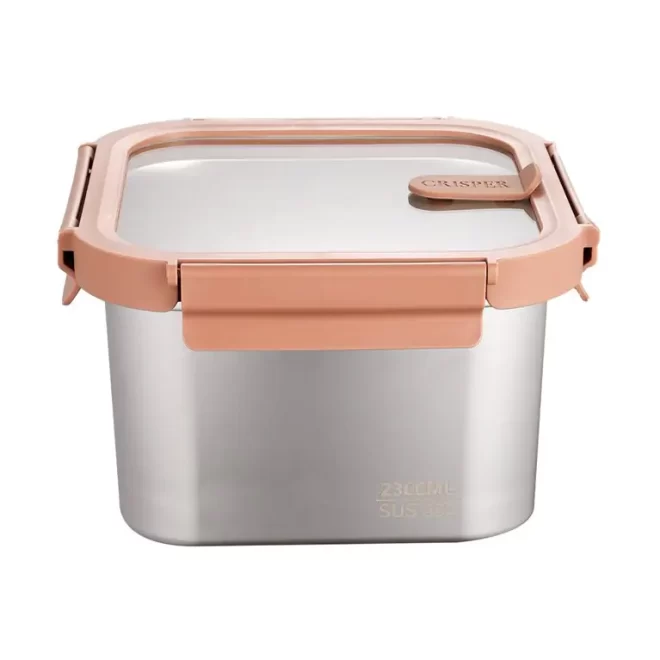 New glass-covered food storage container