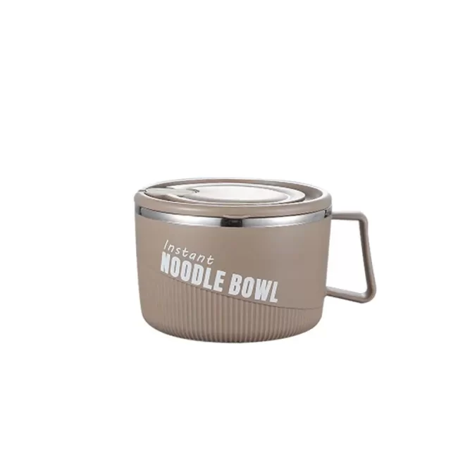 Stainless steel instant noodle bowl