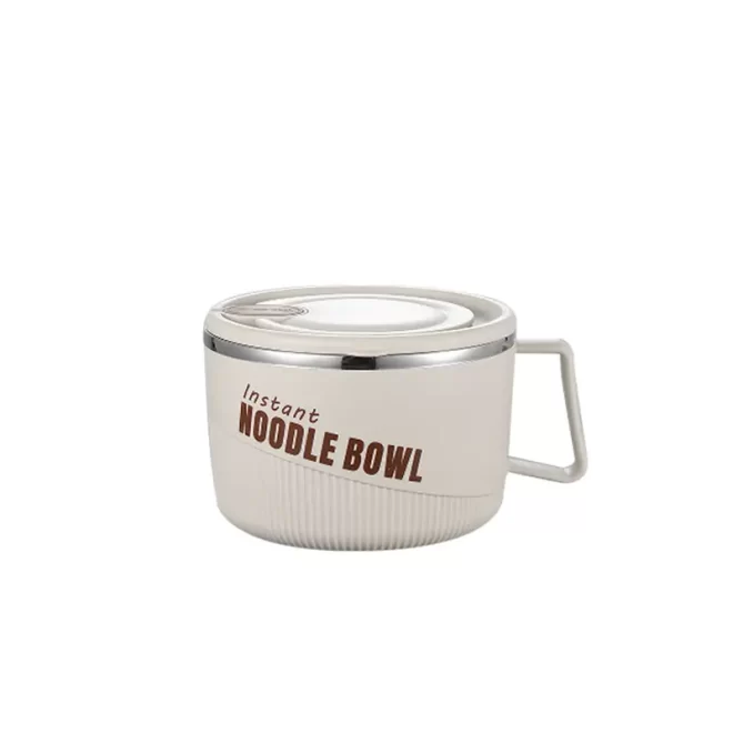 Stainless steel instant noodle bowl