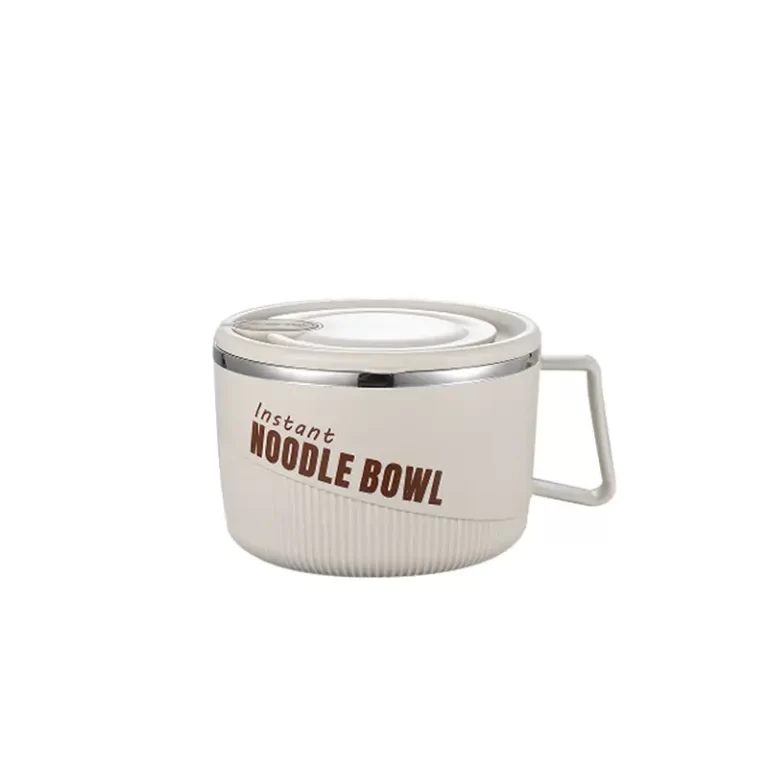 Stainless steel instant noodle bowl
