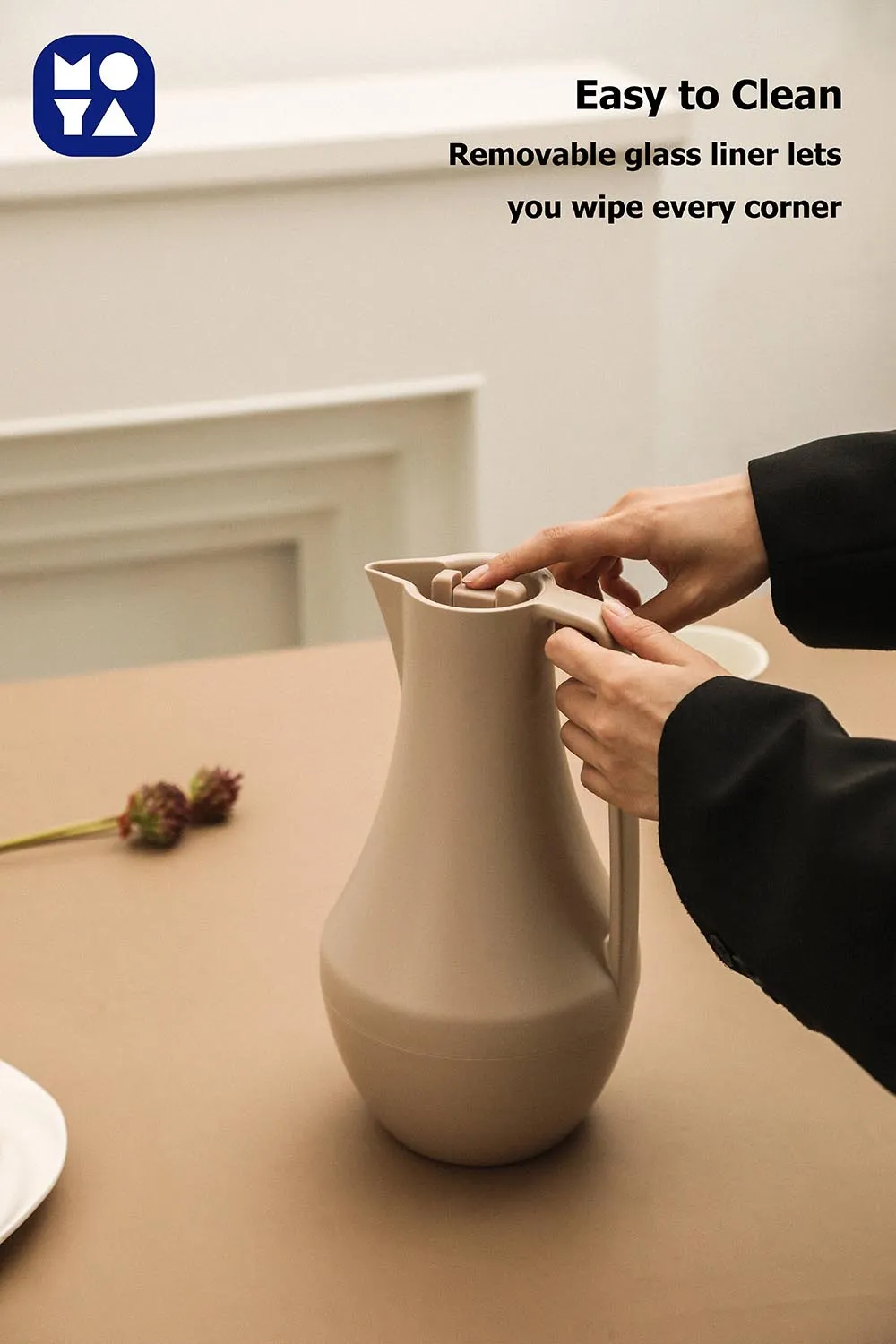 صانعة قهوة بالكبس الفرنسية من الفولاذ المقاوم للصدأ