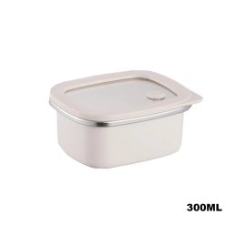 MOYA 304 Stainless Steel Food Containers with Glass Lid – Leak-Proof, Microwave Safe for Kitchen & Meal Prep