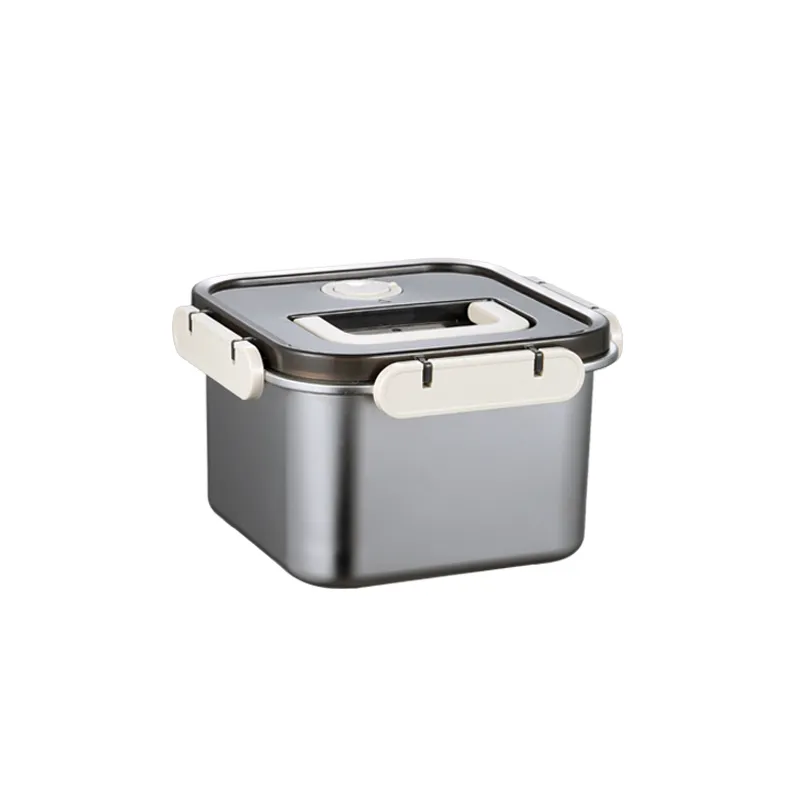 Recipiente de vácuo para alimentos em aço inoxidável 304