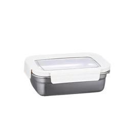 304 Stainless Steel Detachable Food Containers with Removable Silicone Seal – Leak-Proof, Stackable & Multi-Size for Meal Prep, Travel, and Kitchen Storage