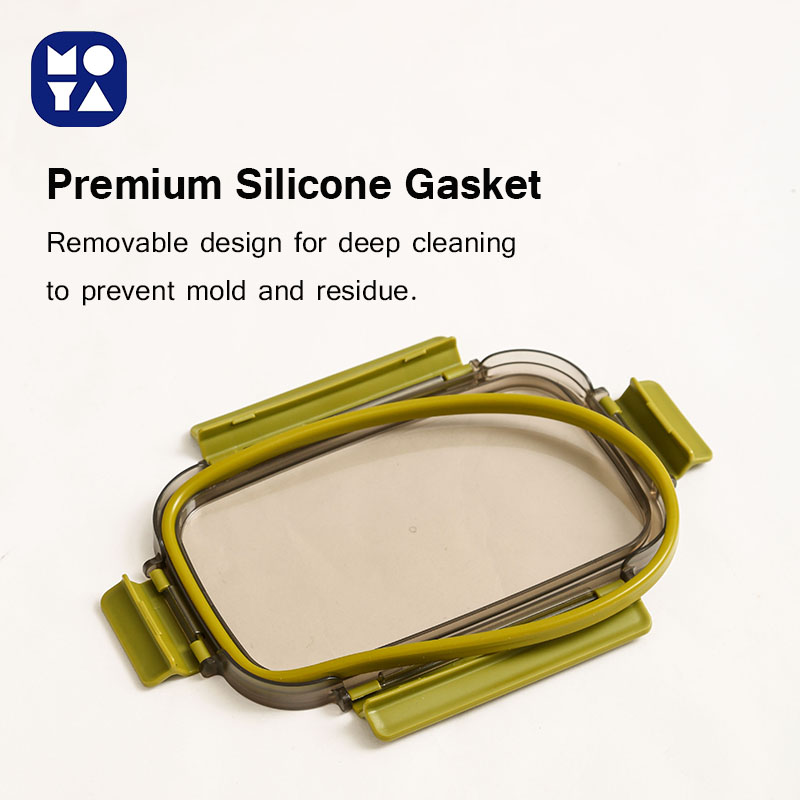 MOYA SUS304 Stainless Steel Insulated Food Storage Containers, 9-Piece Leak-Proof Fresh-Keeping Set with Multi Compartments for Camping & Meal Prep