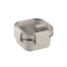 MOYA Food-Grade 304 Stainless Steel Airtight Storage Box | Multi-Grid Insulated Fresh-Keeping Container