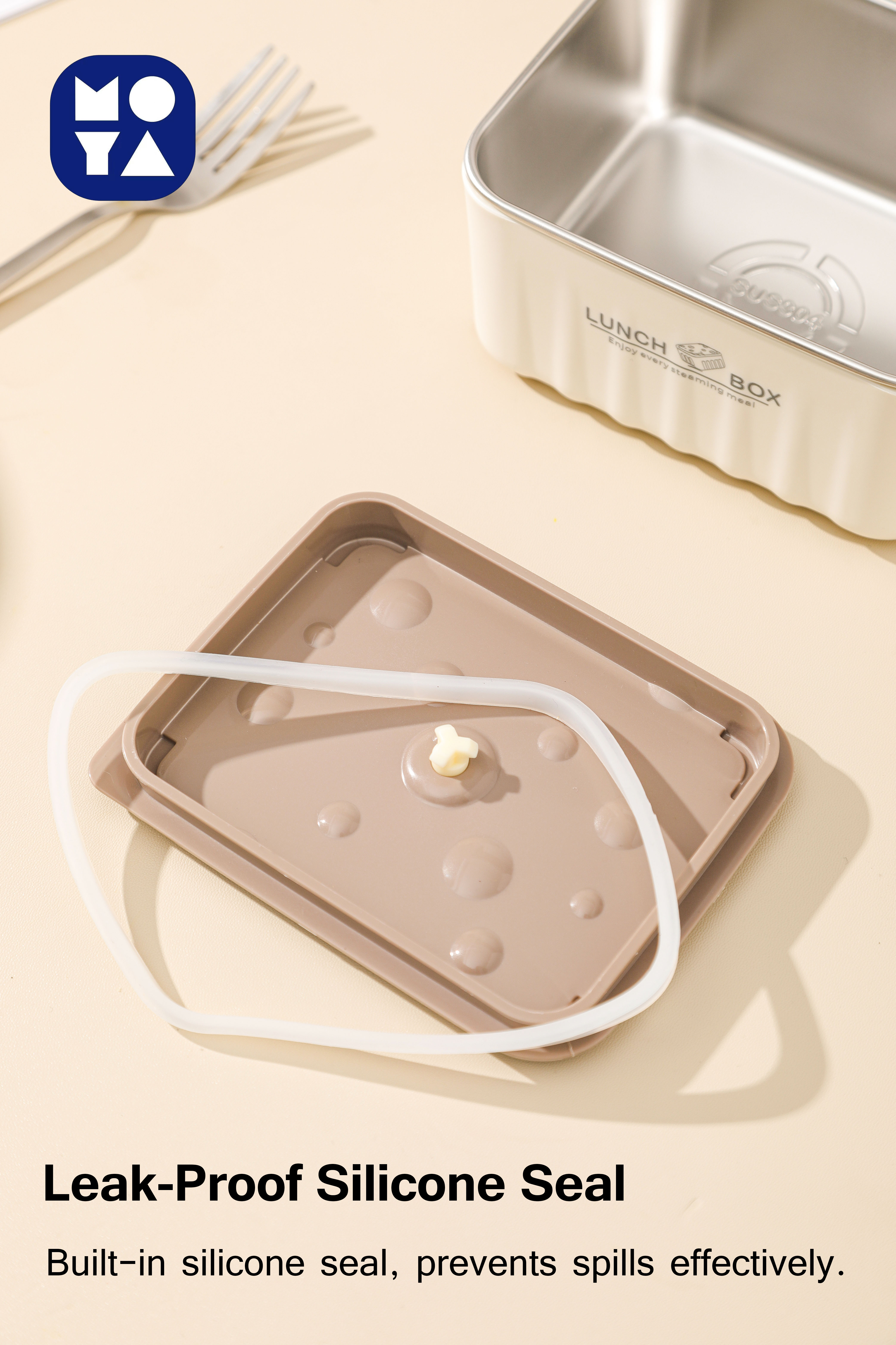 304 Stainless Steel Insulated Lunch Box Set with Insulated Carry Bag, Stackable Leakproof Bento Containers for Office & School