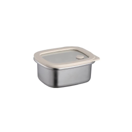 MOYA 304 Stainless Steel Food Containers | Glass Lid | Leak-Proof & Microwave Safe