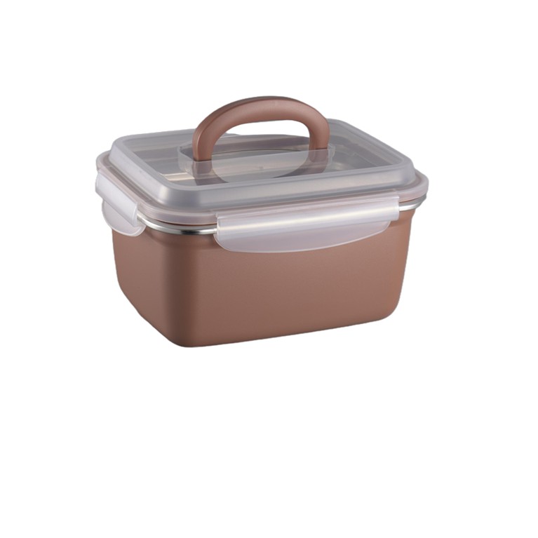 MOYA Colorful Stainless Steel Food Storage Containers with Clear Lids & Handle | Stackable Airtight Meal Prep Bento Lunch Boxes for Kitchen Organization MOYA Colorful Stainless Steel Food Storage Containers with Clear Lids & Handle | Stackable Airtight Meal Prep Bento Boxes for Kitchen