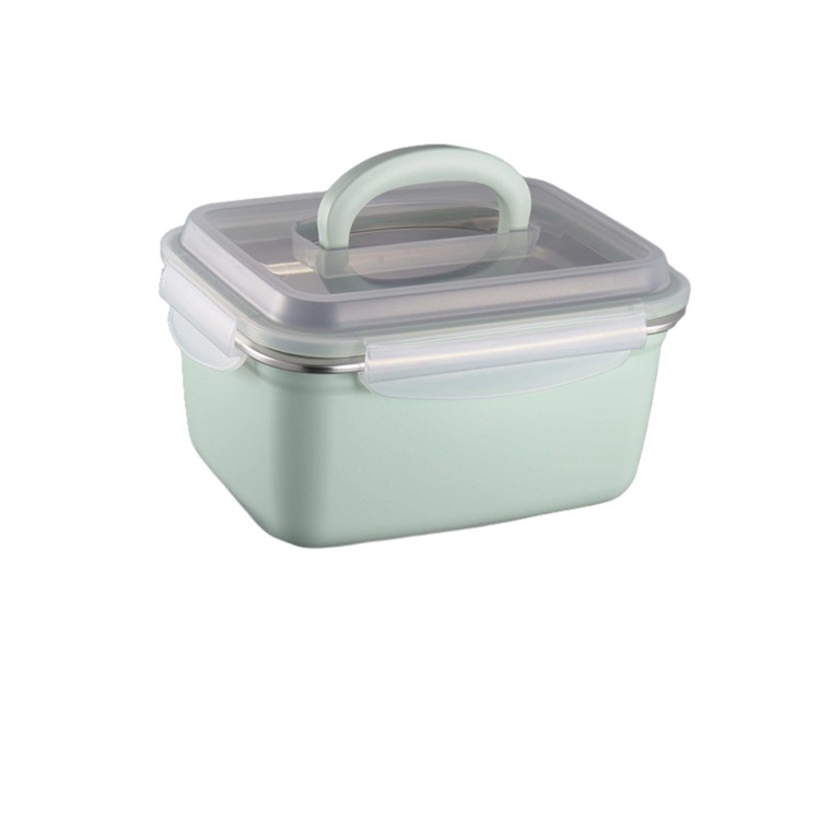 MOYA Colorful Stainless Steel Food Storage Containers with Clear Lids & Handle | Stackable Airtight Meal Prep Bento Lunch Boxes for Kitchen Organization MOYA Colorful Stainless Steel Food Storage Containers with Clear Lids & Handle | Stackable Airtight Meal Prep Bento Boxes for Kitchen