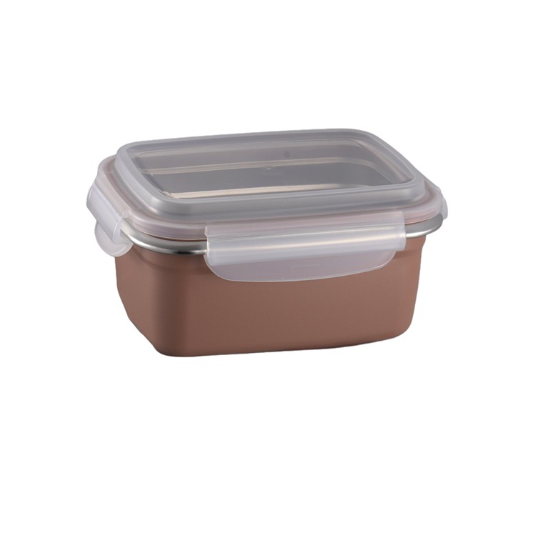 MOYA Colorful Stainless Steel Food Storage Containers with Clear Lids & Handle | Stackable Airtight Meal Prep Bento Lunch Boxes for Kitchen Organization MOYA Colorful Stainless Steel Food Storage Containers with Clear Lids & Handle | Stackable Airtight Meal Prep Bento Boxes for Kitchen