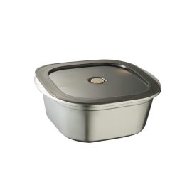 MOYA Multi-Functional Stainless Steel Colander Bowl Set | Food-Grade, Eco-Friendly with PP Lids for Kitchen Fruit Storage