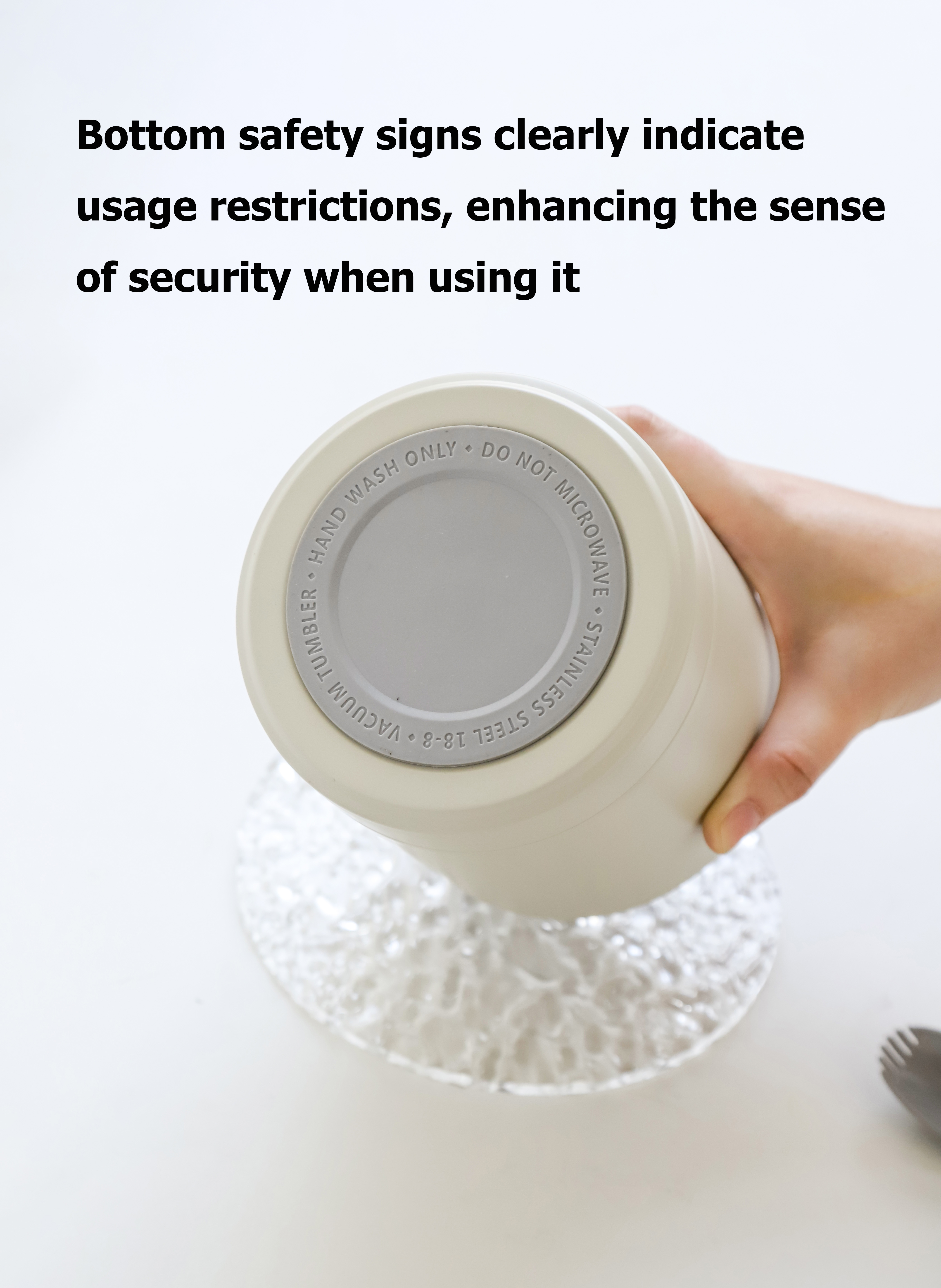 MOYA 800ML&1000ML Vacuum Insulated Breakfast Cup Set with Foldable Spoon & Lunch Container